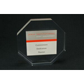 Lucite Octagon Embedment Award (5"x5"x7/8")